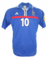 Preview: Adidas Frankreich Trikot 10 Zinedine Zidane Euro 2000 Heim Herren L oder XL