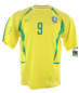 Preview: Nike Brasilien Trikot 2002 WM Weltmeister 9 Ronaldo Neu Herren L oder XL