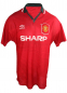 Preview: Umbro Manchester United jersey 7 Eric Cantona 1994/95 matchworn sharp red men's XXL/2XL