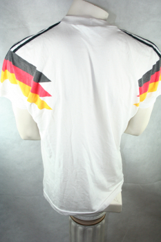 Adidas Alemania camiseta maillot 1990 90 blanco senor S-M = 176 cm