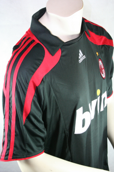 Adidas AC Milan jersey 11 Alberto Gilardino 2007/2008 away black Bwin men's XL
