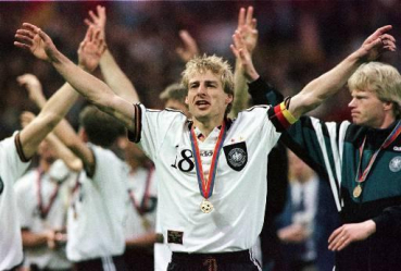 Adidas Deutschland Trikot 18 Jürgen Klinsmann 1996 Euro 96 Match worn DfB Herren S oder XL