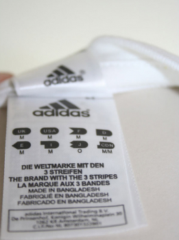 Adidas Danke Deutschland T-shirt WM 2006 Teamgeist 82 Mio Damen M (38/40)