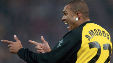 Goool Borussia Dortmund Trikot 22 Amoroso 2001/02 BVB Matchworn Herren XL