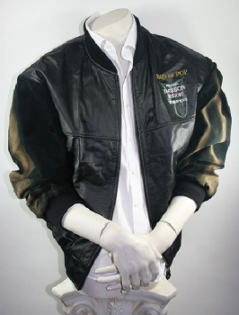 Michael Jackson Leder Jacke History World Tour Hand Signiert Herren M
