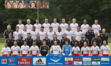 Adidas Hamburger SV Trikot 2011/12 Heim HSV Fly Emirates Weiß Herren XL