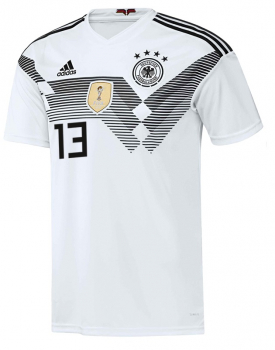 Adidas Alemania camiseta 13 Thomas Müller Copa del Mundo 2018 Russa blanco senor S o L