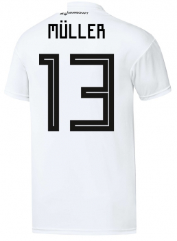 Adidas Alemania camiseta 13 Thomas Müller Copa del Mundo 2018 Russa blanco senor S o L
