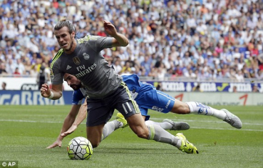 Adidas Real Madrid Trikot 11 Gareth Bale 2015/16 Away Grau Herren L