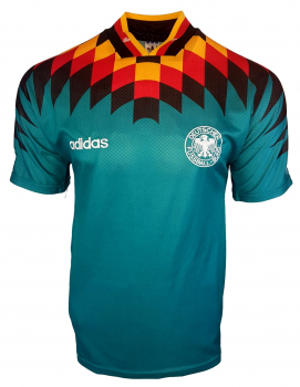 Adidas Deutschland Trikot WM 1994 in den USA DFB Auswärts Grün Herren S or L
