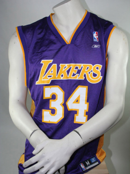 Reebok L.A Los Angelas Lakers Trikot 34 Shaquille O'Neil NBA blau Away Herren M