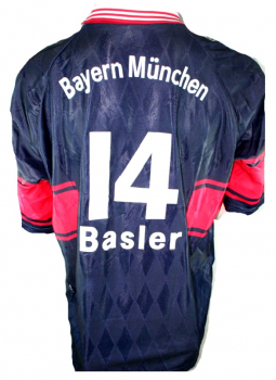 Adidas FC Bayern München Trikot 14 Mario Basler 1997-1999 Opel Herren XL & Kinder 164 cm (B-Ware)