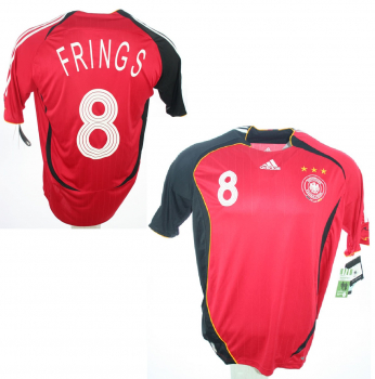 Adidas Deutschland Trikot 8 Thorsten Frings WM 2006 Away Rot DFB Neu Herren L