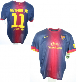 Nike FC Barcelona Trikot 11 Neymar 2012/13 Qatar home Herren XL/XXL