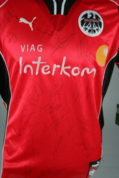 Preview: Puma Eintracht Frankfurt Trikot 1998/99 viag interkom Team signiert Herren XL