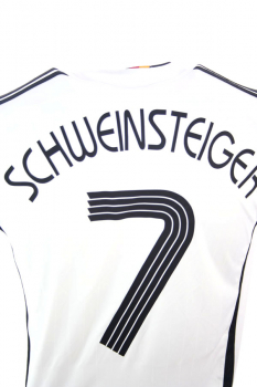 Adidas Deutschland Trikot 7 Bastian Schweinsteiger WM 2006 Heim DFB Herren 176 cm=S-M oder M
