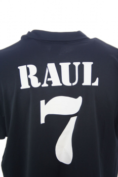 Adidas Real Madrid Trikot 7 Raul 2001/02 100 Jahre Schwarz Herren XL