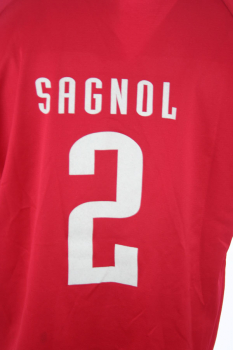 Adidas FC Bayern München Trikot 2 Willy Sagnol CL Sieger 2001 Opel Herren XL