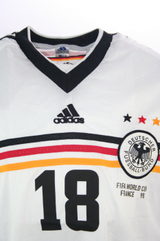 Adidas Deutschland Trikot 18 Jürgen Klinsmann WM 1998 Home DFB Herren L/XL