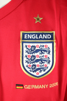 Umbro England Trikot 8 Frank Lampard WM 2006 Away Rot Herren L