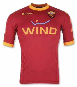 Kappa AS Rom Trikot 16 Daniele De Rossi 2010/11 Wind Rot home Herren M