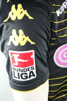 Kappa Borussia Dortmund Trikot 18 Lucas Barrios 2009/10 BVB Schwarz Away Evonik S