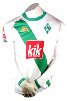 Kappa SV Werder Bremen Trikot 15 Patrick Owomoyela 2005/06 Kik Matchworn Langarm Herren XL