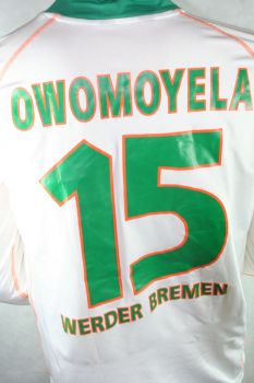 Kappa SV Werder Bremen Trikot 15 Patrick Owomoyela 2005/06 Kik Matchworn Langarm Herren XL