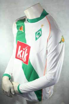 Kappa SV Werder Bremen Trikot 15 Patrick Owomoyela 2005/06 Kik Matchworn Langarm Herren XL