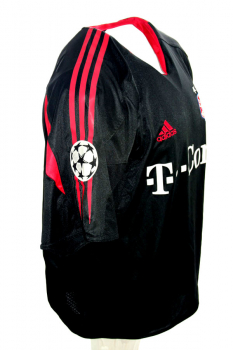 Adidas FC Bayern Munich jersey 2004/05 CL T-mobile black men's XXL/2XL