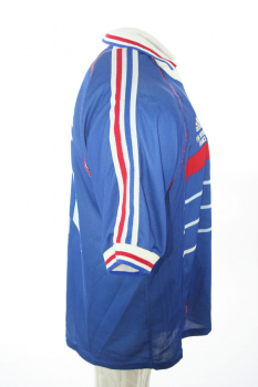 Adidas Frankreich Trikot 10 Zinedine Zidane WM 1998 heim blau Herren M oder XL