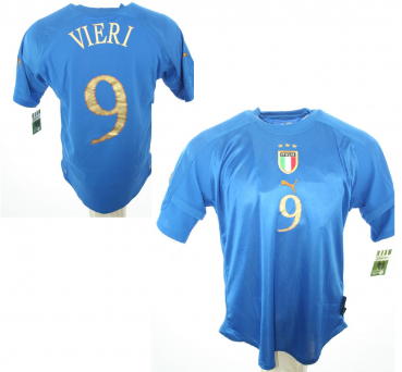 Puma Italien Trikot 9 Christian Vieri Euro 2004 Heim Herren XL