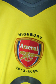 Nike Arsenal London Trikot 9 Reyes 2005/06 CL Finale Away o2 gelb Herren L