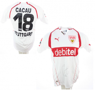 Puma VfB Stuttgart Trikot 18 Cacau 2004/05 Debitel Neu Meister Match-Issued Herren M