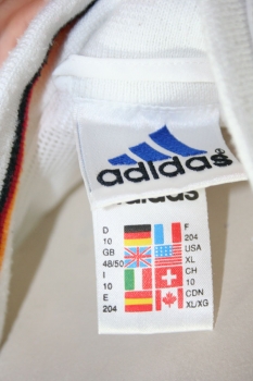 Preview: Adidas Deutschland Trainingsanzug WM 1998 DFB Jacke Weiß Neu Herren XL/10