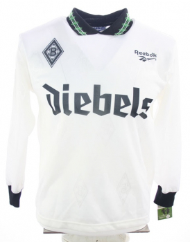 Reebok Borussia Mönchengladbach Trikot 10 Effenberg 1995/96 BMG Weiß Herren S