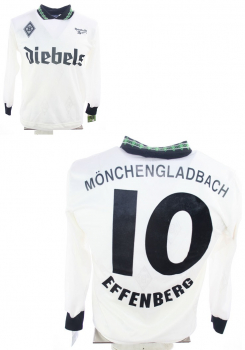Reebok Borussia Mönchengladbach Trikot 10 Effenberg 1995/96 BMG Weiß Herren S