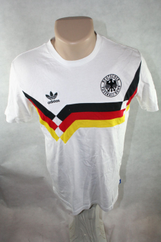 Preview: Adidas Deutschland T-Shirt Trikot 10 Lothar Matthäus 1990 Originals DFB Herren S