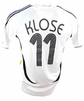 Adidas Alemania camiseta 11 Miroslav Klose 2006 blanco DfB senor L nino 164 cm