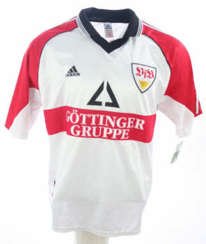 Adidas VfB Stuttgart Trikot 5 Frank Verlaat 1998/99 Match worn Heim Herren 2XL/XXL