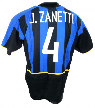 Nike Inter Mailand Trikot 4 Javier Zanetti 2002/03 Home Herren XL