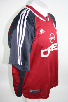 Adidas FC Bayern Munich jersey 9 Giovanne Elber 2001/02 Opel men's 176 cm youth XL