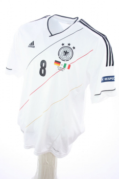Adidas Deutschland Trikot 8 Mesut Özil Euro 2012 DFB Heim Weiß Patches Herren XL