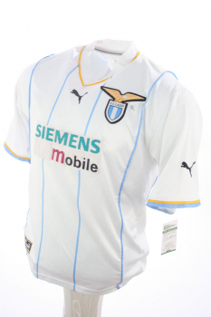 Puma Lazio Rom camiseta 21 Simone Inzaghi 2001/2002 blanco/azul Siemens senor L