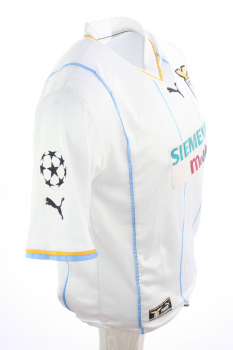 Puma Lazio Rom camiseta 21 Simone Inzaghi 2001/2002 blanco/azul Siemens senor L