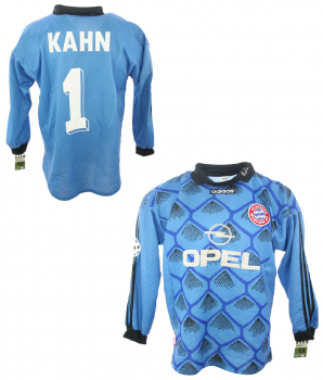Adidas FC Bayern München Torwart Trikot 1 Oliver Kahn 1997/98 Opel Herren S