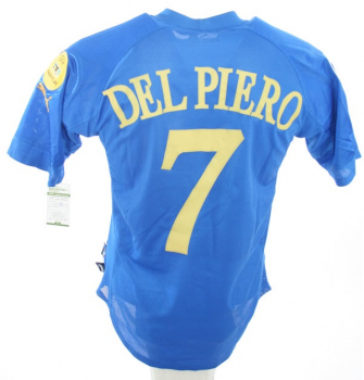 Puma Italia camiseta 7 Alessandro Del Piero Euro 2004 azul senor L or XL
