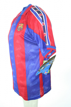 Kappa FC Barcelona Trikot 7 Luis Figo 1996/97 Heim Match Issued Neu Herren M