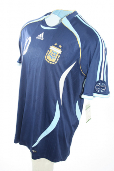 Adidas Argentinien Trikot 10 Diego Maradona WM 2006 Away Auswärts Herren XL