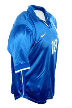 Nike Italien Trikot 18 Roberto Baggio WM 1998 Blau Heim Herren S/M/L/XL und Kinder 164-176 cm